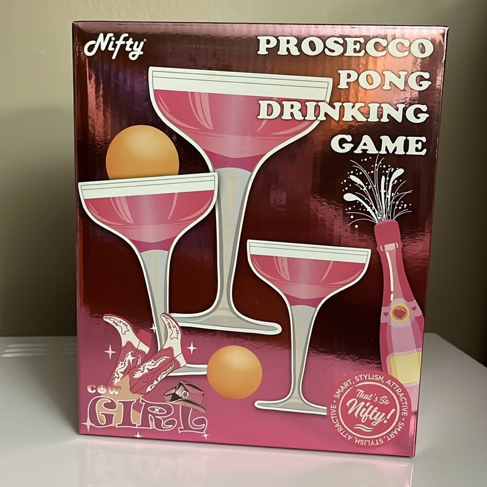 Prosecco Pong Drinking Game